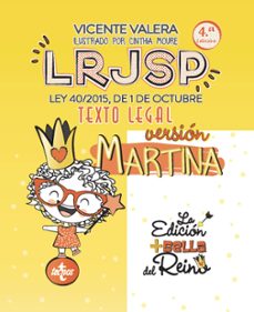 lrjsp version martina (4ª ed.)-vicente valera-9788430992270