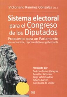 sistema electoral para el congreso de los diputados-victoriano ramirez gonzalez-9788433855770