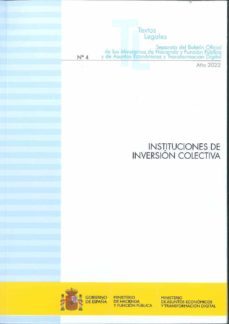 instituciones de inversion colectiva. nº 4 año-9788447611270