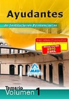 ayudantes de instituciones penitenciarias. temario. vol. i-9788467638370