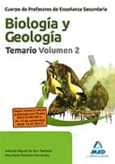 cuerpo de profesores de enseñanza secundaria. biologia y geologia temario. volumen 2-9788467641370
