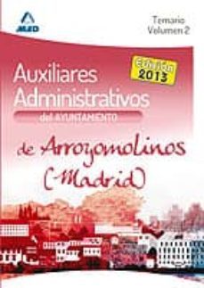 auxiliares administrativos del ayuntamiento de arroyomolinos (mad rid) temario vol ii-9788467693270