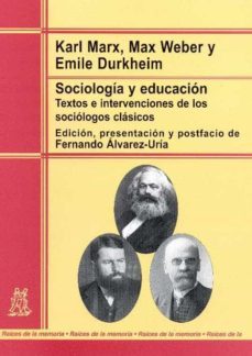 sociologia y educacion-karl marx-9788471125170