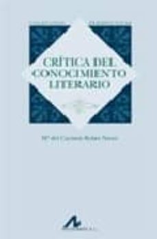 critica del conocimiento literario-9788476357170