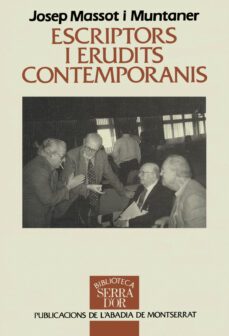 escriptors i erudits contemporanis-josep massot i muntaner-9788478267170