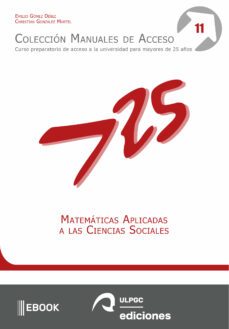 matematicas aplicadas a las ciencias sociales (ebook)-emilio gomez deniz-christian gonzalez martel-9788490424070