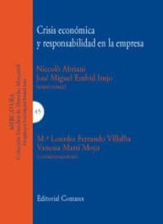 crisis economica y responsabilidad en la empresa-9788490450970