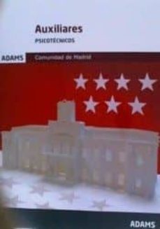 psicotecnicos auxiliares de la comunidad de madrid-9788491474470