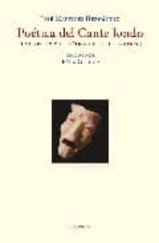 poetica del cante jondo: reflexion estetica sobre el flamenco-jose martinez hernandez-9788496114470