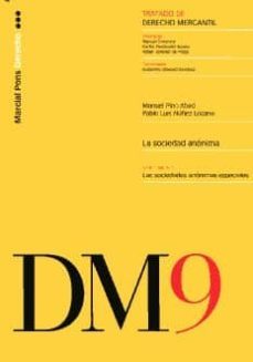 tdm tomo vol. 7 la sociedad anonima: las sociedades anonimas espe ciales-9788497688970