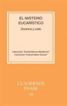 misterio eucarístico. doctrina y culto, el-9788498050370