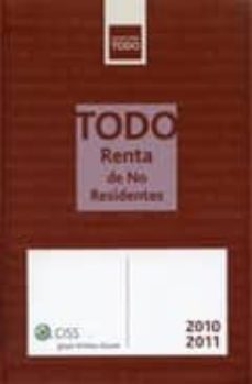 todo renta no residentes 2010-2011-9788499542270