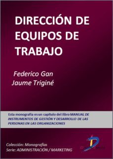 direccion de equipos de trabajo (ebook)-federico gan bustos-jaumen trigine i prats-9788499694870