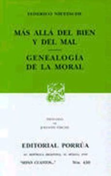 mas alla del bien y del mal. genealogia de la moral (3ª ed.)-friedrich nietzsche-9789684329270