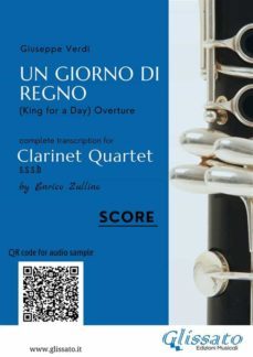 clarinet quartet score "un giorno di regno" (ebook)-9791221360370