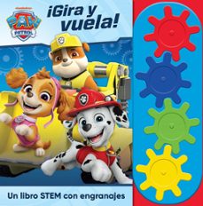 ¡gira y vuela! libro steam con engranajes patrulla canina-9798384602170