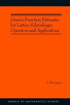 greens function estimates for lattice schrodinger operators and applications. (am-158)-9780691120980