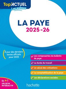 top'actuel la paye  2025-2026 (ebook)-sabine lestrade-9782017903680