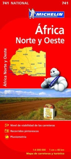 africa norte-oeste 2012 (1:4000000) (ref. 741) (mapa national)-9782067172180
