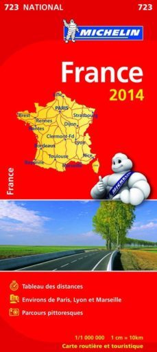 mapa national francia atlas  (formato mapa) 2014 (ref. 11723)-9782067191280