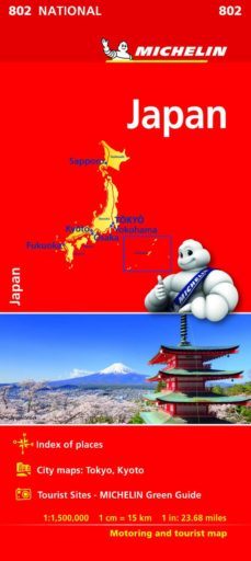 mapa national japon 2018-9782067229280