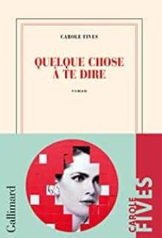 quelque chose a te dire-9782072989780