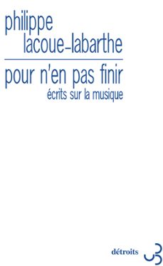 pour n'en pas finir (ebook)-philippe lacoue labarthe-9782267028980
