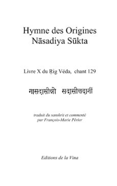 hymne des origines - nasadiya sukta (ebook)-9782959454080