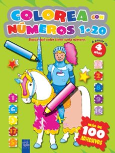 colorea con numeros 1-10 amarillo-9788408069980