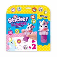 sticker stamper - unicornios (formato blister)-9788410133280