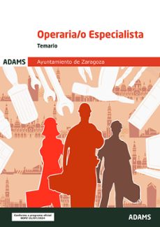 temario operaria/o especialista ayuntamiento de zaragoza-neal adams-9788410771680
