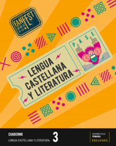 lengua castellana y literatura 3º primaria cuaderno proyecto fanfest-9788414037980