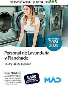 personal de lavandería y planchado del servicio andaluz de salud del temario específico-9788414283080