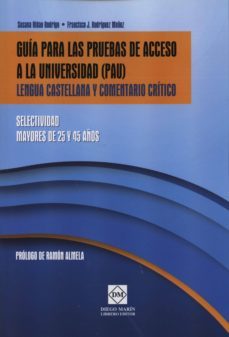 guia para las pruebas de acceso a la universidad (pau)-susana ridao rodrigo-9788415668480