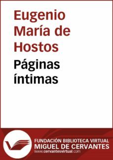 paginas intimas (ebook)-eugenio maria de hostos-9788416594580