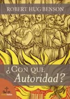 ¿con que autoridad?-9788417185480