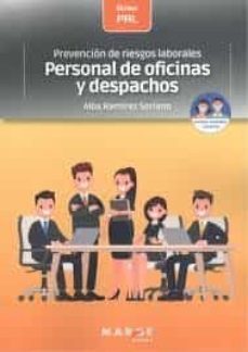 prevencion de riesgos laborales: personal de oficinas y despachos-alba ramirez soriano-9788417903480