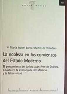 la nobleza en los comienzos del estado moderno-mª i. lorca martin de villodres-9788425912580