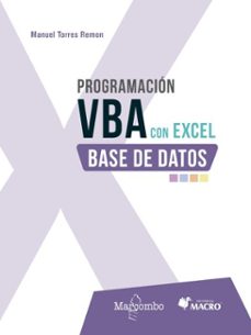 programacion vba con excel: base de datos (ebook)-manuel torres remón-9788426741080