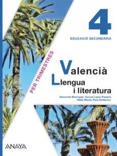 valencia: llengua i literatura 4. educacion secundaria obligatoria - segundo ciclo - 4º-9788467824780