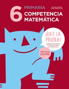 competencia matematica 6º educacion primaria-9788469831380