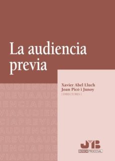 la audiencia previa (ebook)-xavier abel lluch-9788476989180