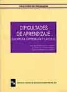 dificultades de aprendizaje: (escritura, ortografia y calculo)-maria elena del campo adrian-antonio javier manso luengo-9788480041980