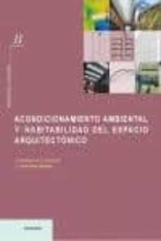 acondicionamiento ambiental y habitabilidad del espacio arquitect onico-9788489150980