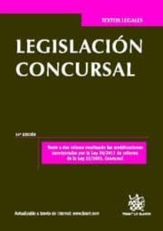 legislacion concursal (14ª ed.)-9788490046180