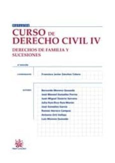 curso de derecho civil iv. derechos de familia y sucesiones (6ª r d)-9788490331880