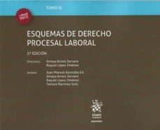esquemas de derecho procesal laboral iv  3ª ed-amaya araiz serrano-9788491430780