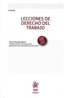 lecciones de derecho del trabajo 9ª edicion 2016-9788491432180
