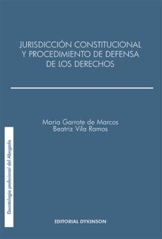 jurisdiccion constitucional y el procedimiento de defensa de los derechos (ebook)-maria garrote de marcos-9788491480280