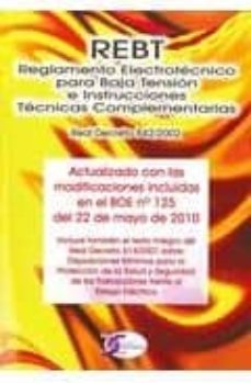 rbt reglamento electrotecnico para baja tension e instrucciones t ecnicas complementarias (real decreto 842/2002)-9788492779680